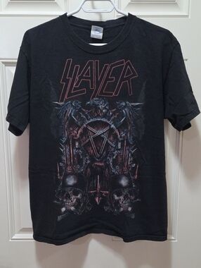 Black Slayer Graphic Band Tee